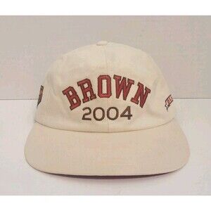 Vintage Brown University Bears Hat Mens Strap Back 2004 Brown Key Society Cap
